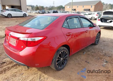 2014 Toyota Corolla S Plus from USA, damaged, VIN 2T1BURHE4EC204606